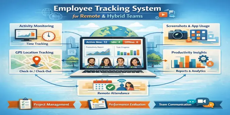 Employee Tracking System for Remote & Hybrid Teams