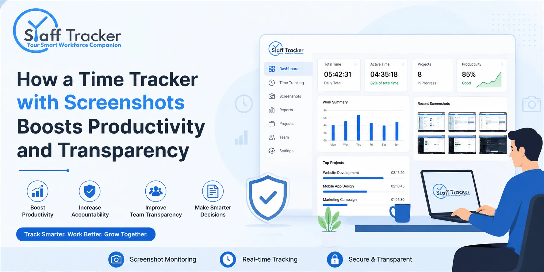 How a Time Tracker with Screenshots Boosts Productivity and Transparency