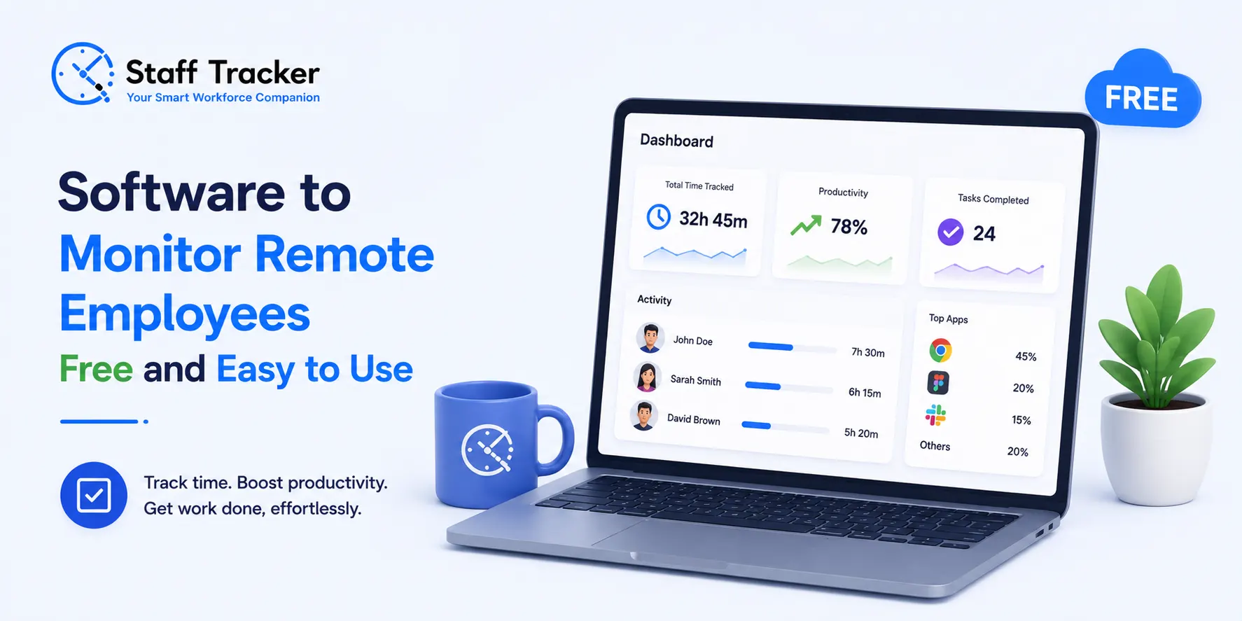 Software to Monitor Remote Employees Free and Easy to Use