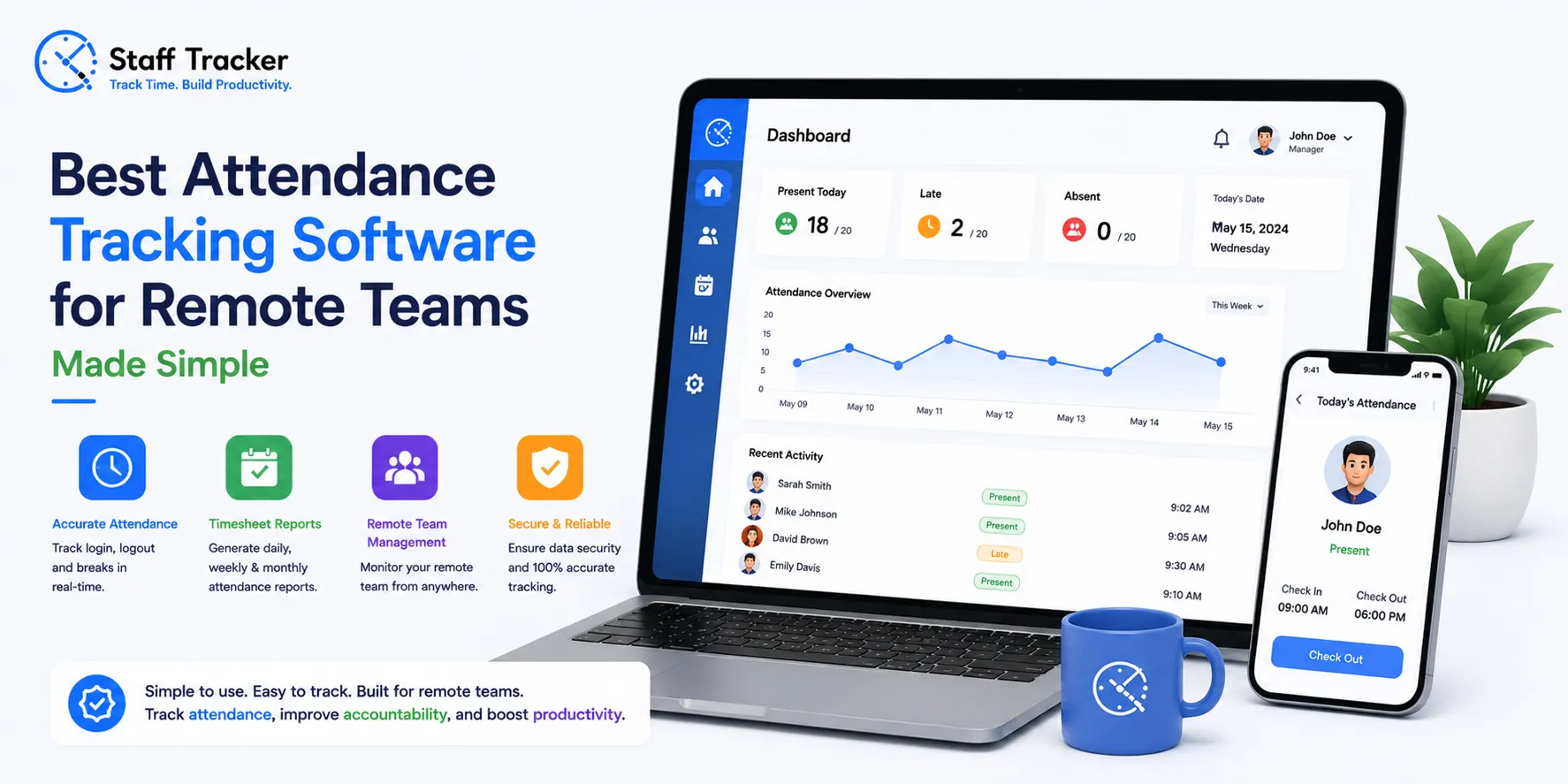 Best Attendance Tracking Software for Remote Teams Made Simple