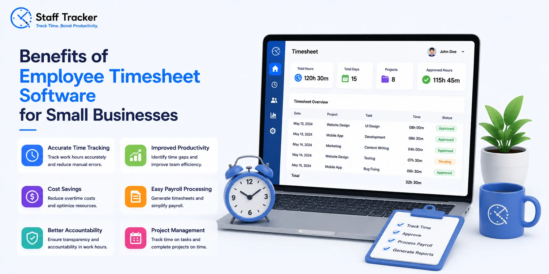The Benefits of Employee Timesheet Software for Small Businesses