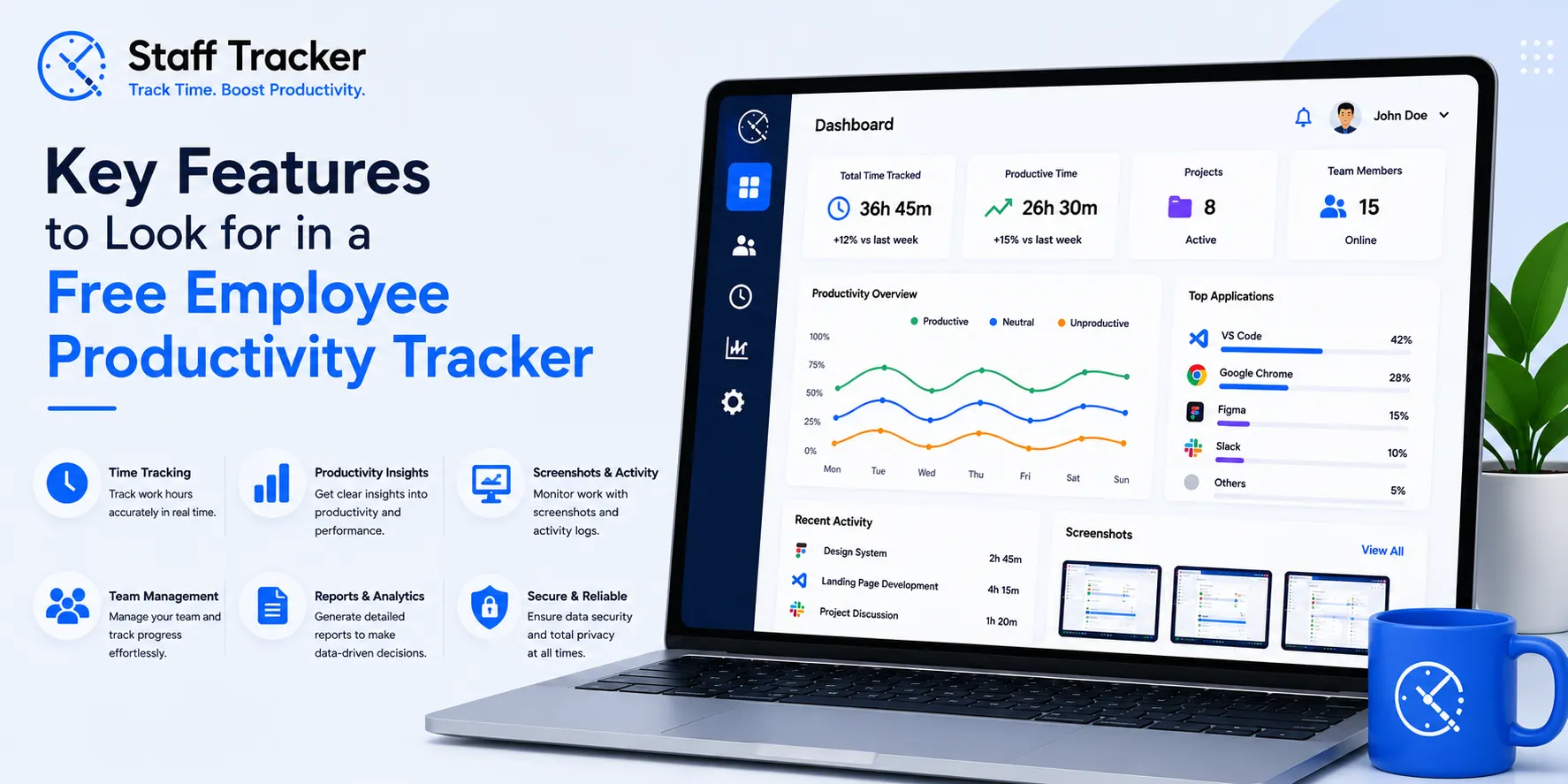 Key Features to Look for in a Free Employee Productivity Tracker