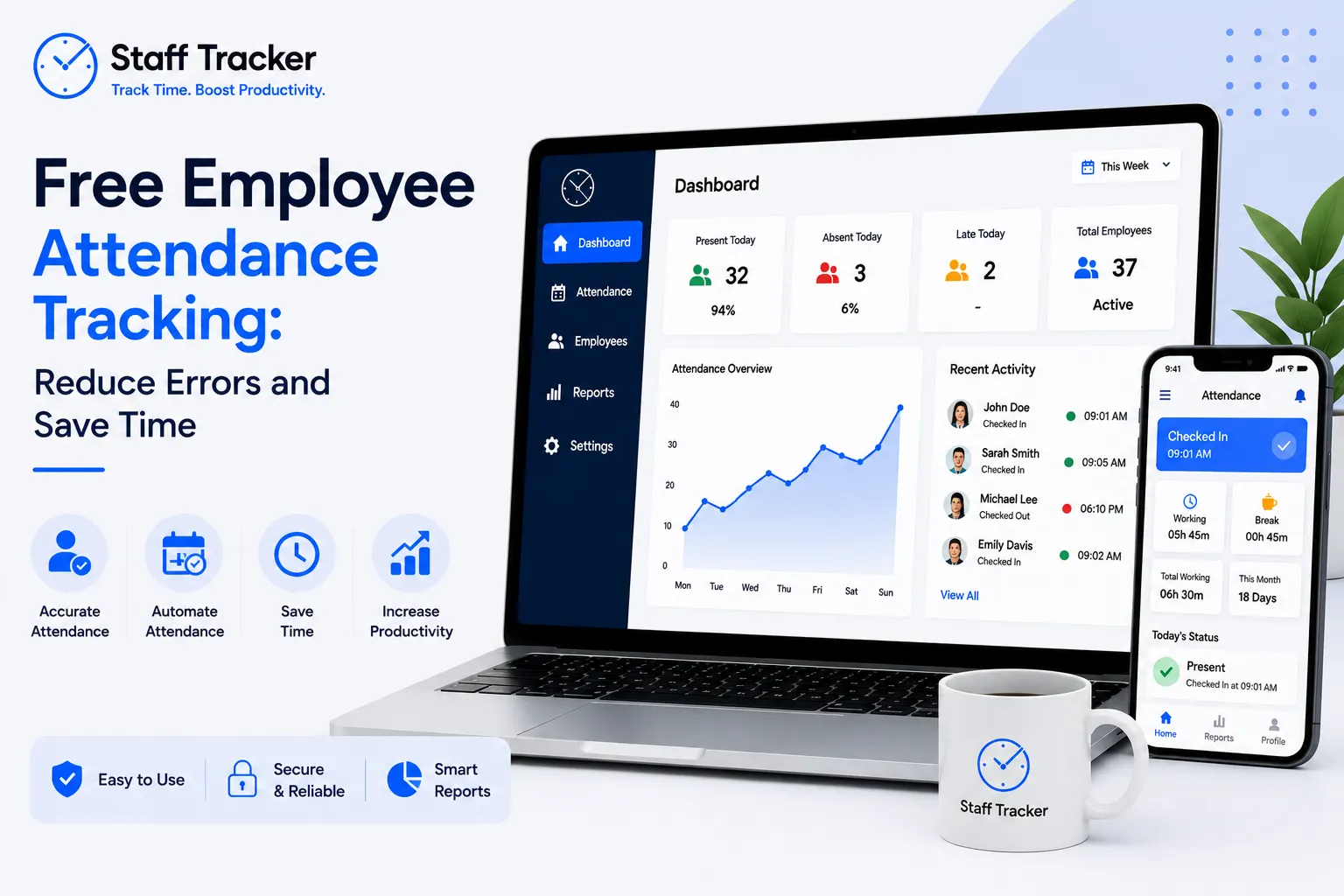 Free Employee Attendance Tracking: Reduce Errors and Save Time
