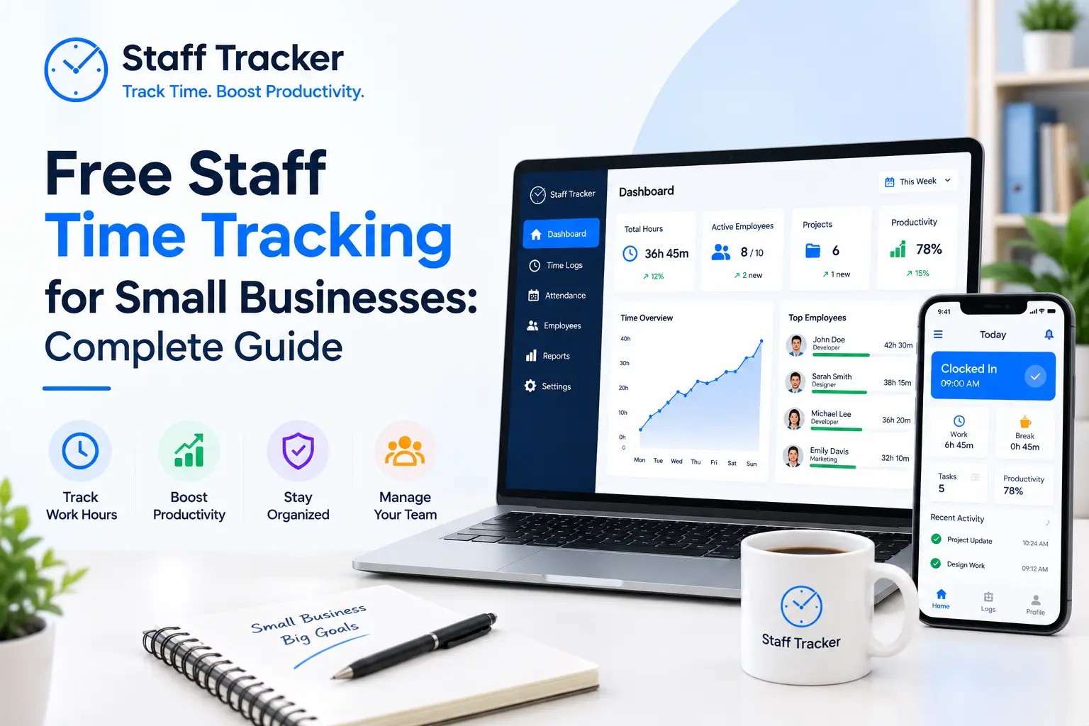 Free Staff Time Tracking for Small Businesses: Complete Guide 