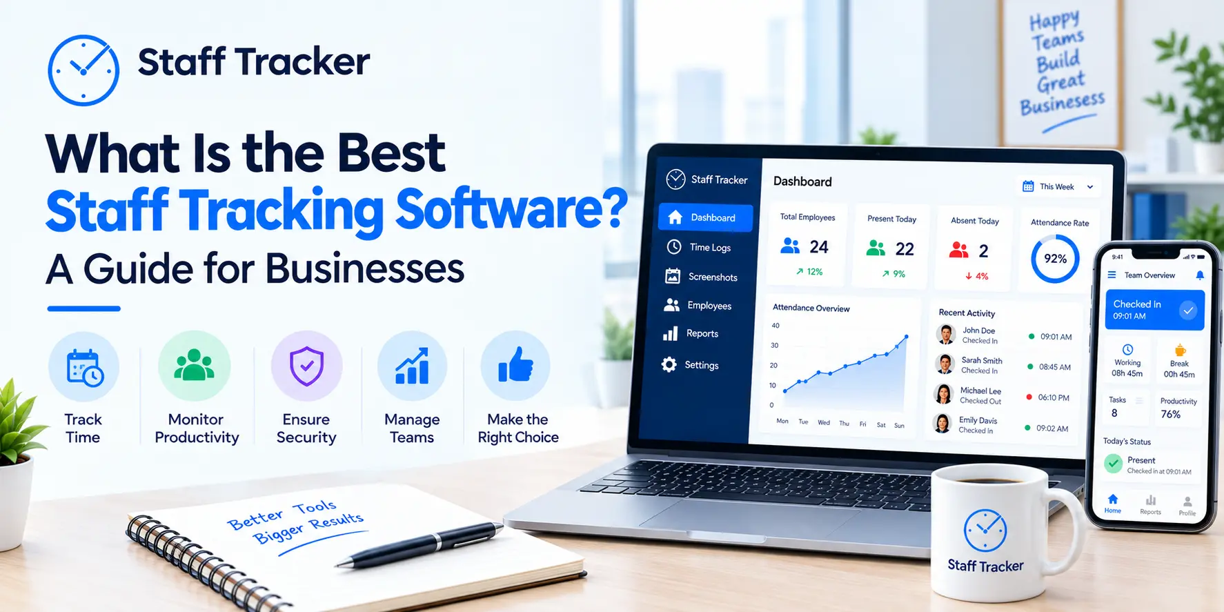 What Is the Best Staff Tracking Software? A Guide for Businesses 