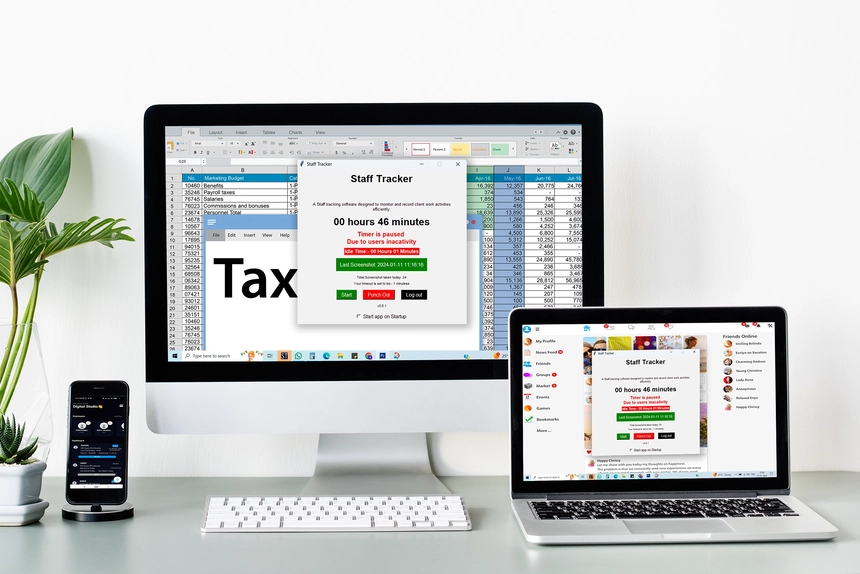 Staff Tracker offers seamless tracking with dedicated applications